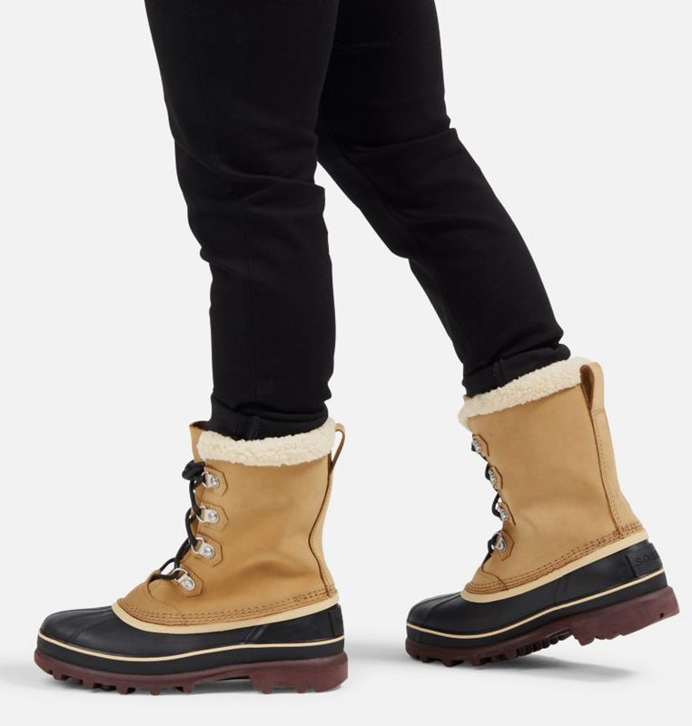 Botas Nieve Sorel Hombre - Caribou™ Stack Marrones/Negras - 62801-XSER